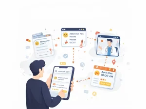 The Role of Search in Building Health Trust